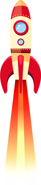 annimated rocket